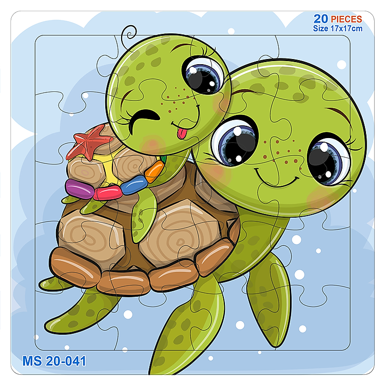 Combo 5 bộ tranh xếp hình động vật Chính hãng Giá tốt - Hình ảnh 3