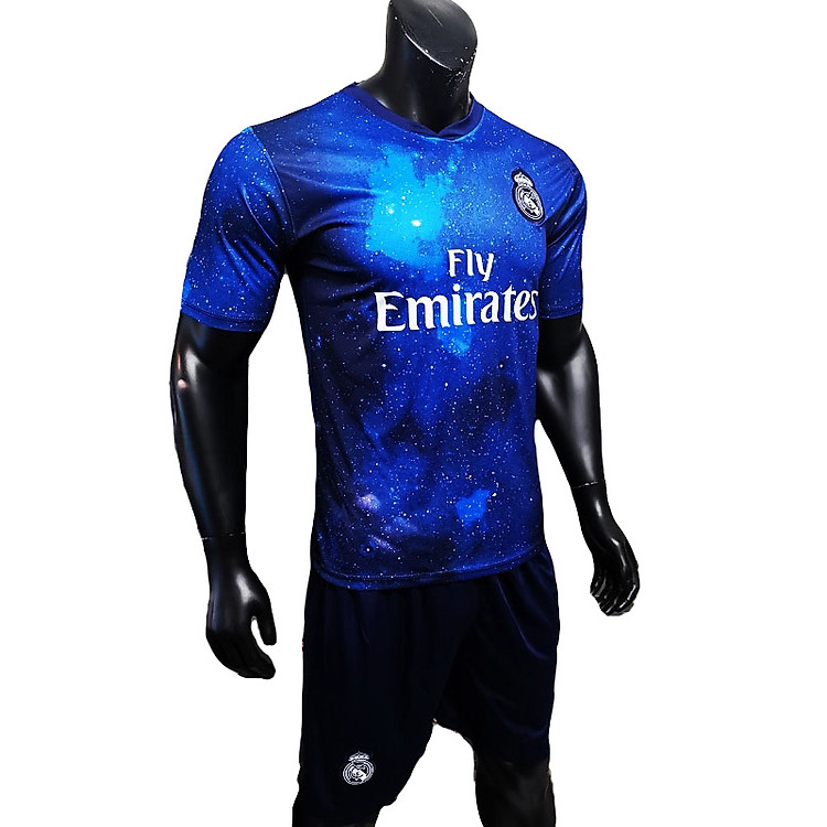 Bộ Quần Áo Đá Banh Real Madrid Phiên Bản Galaxy - Dải Ngân Hà