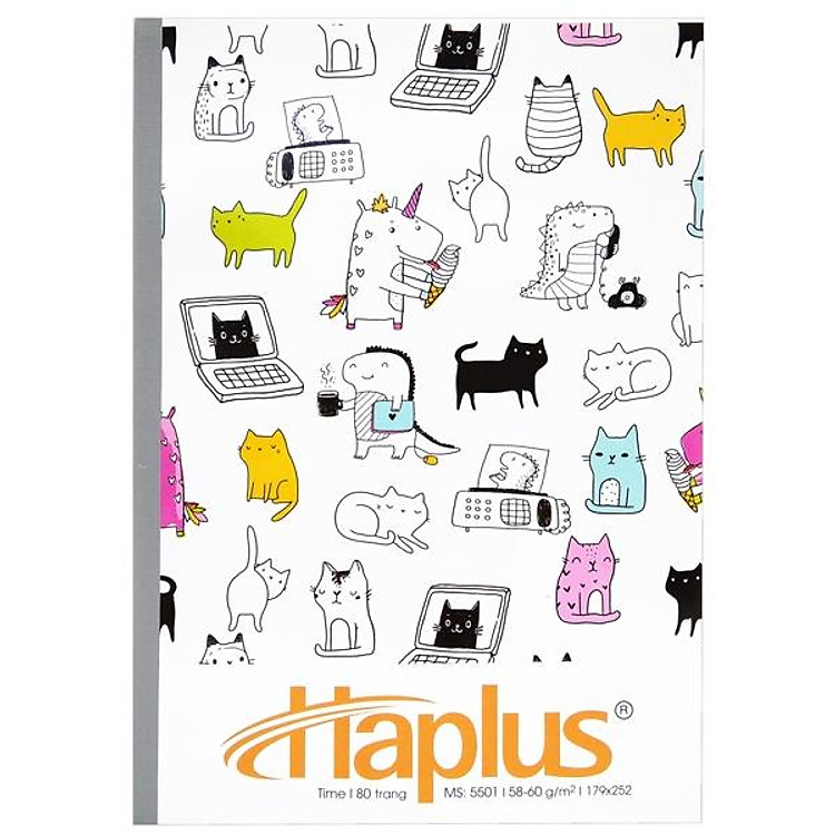 Vở Haplus Time Kẻ Ngang (80 trang)