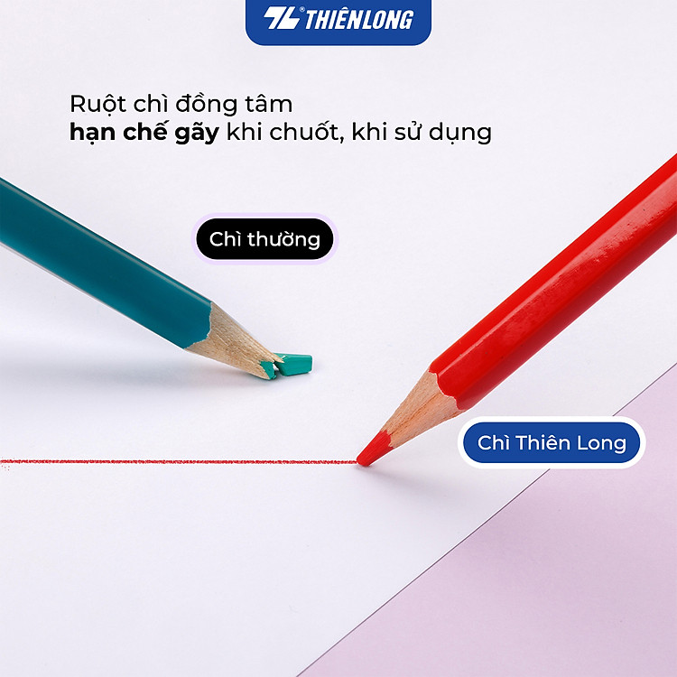 Bút chì 12 màu hai đầu - Thiên Long Colokit (12 chiếc) - Ảnh 6
