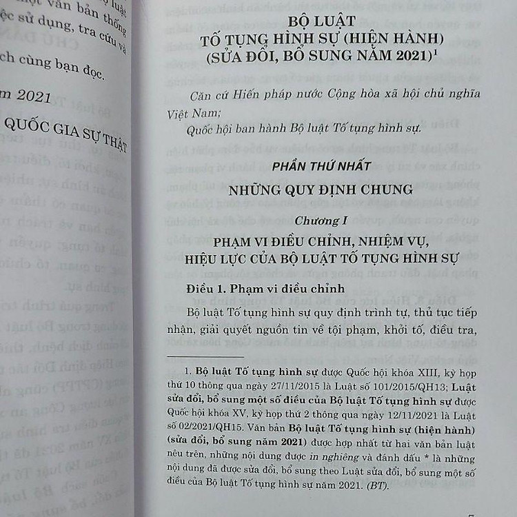 Bộ luật Tố tụng Hình Sự Hiện Hành - Tái Bản Năm 2021 - Ảnh 4