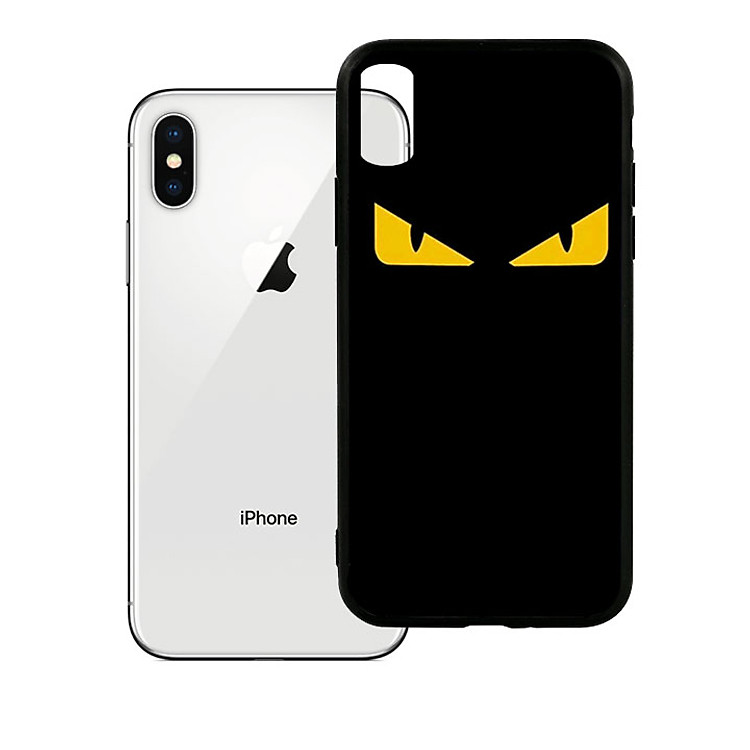 Ốp lưng viền TPU cho Iphone X - Monster 02