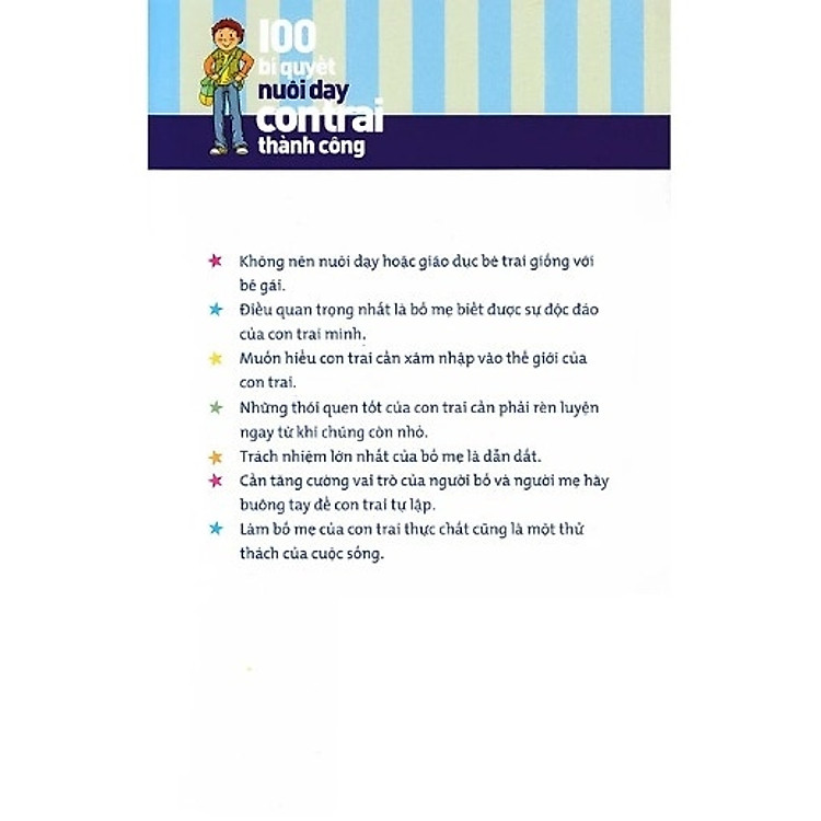 100 Bí Quyết Nuôi Dạy Con Trai Thành Công - Ảnh 4