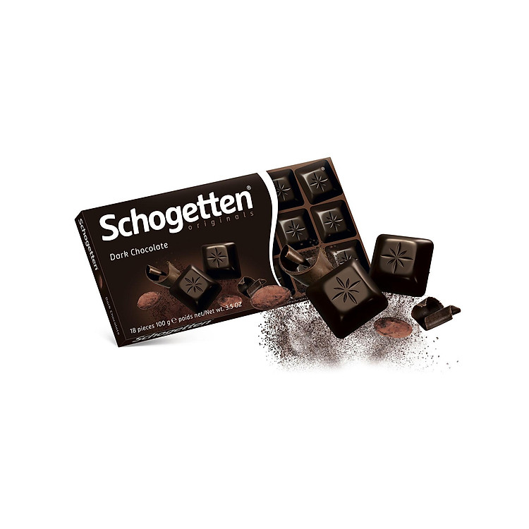 Sôcôla Thanh 13 Vị Schogetten - Đắng - 100g