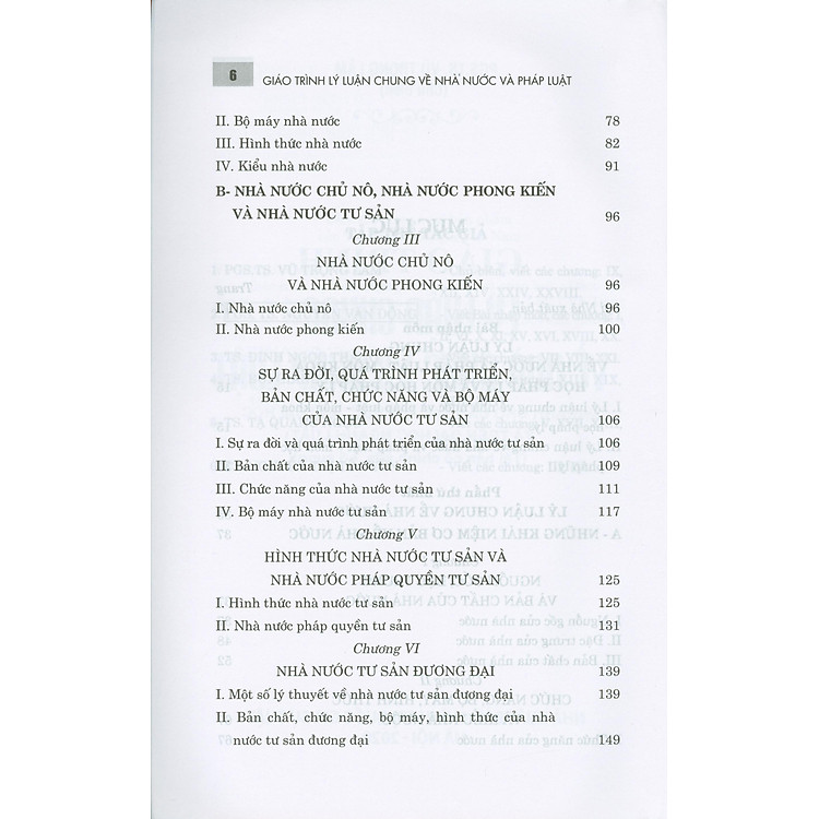 Giáo Trình Lý Luận Chung Về Nhà Nước Và Pháp Luật (Tái bản có chỉnh sửa, bổ sung) - Ảnh 3