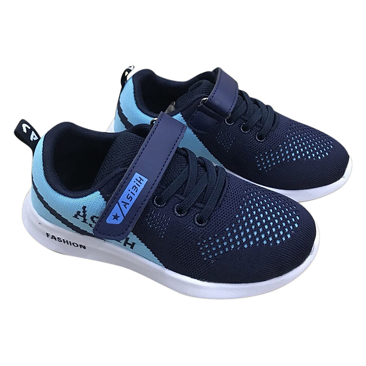 Giày Thể Thao Cho Bé Trai 3 - 12 Tuổi GA65 - Xanh Đen Kết Hợp Xanh Biển