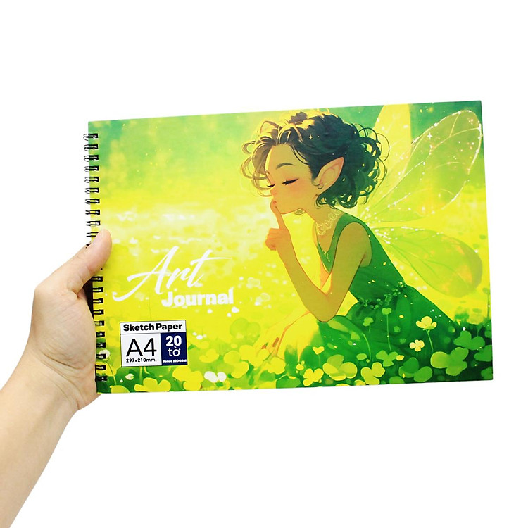 Tập Vẽ Lò Xo Art Journal A4 (40 trang, 220gsm) - Ảnh 4
