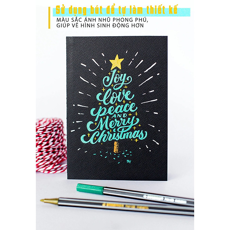 Hộp Bút Lông Nhũ STABILO Pen 68 Metallic (Nhũ xanh lá, Nhũ vàng) - Ảnh 4