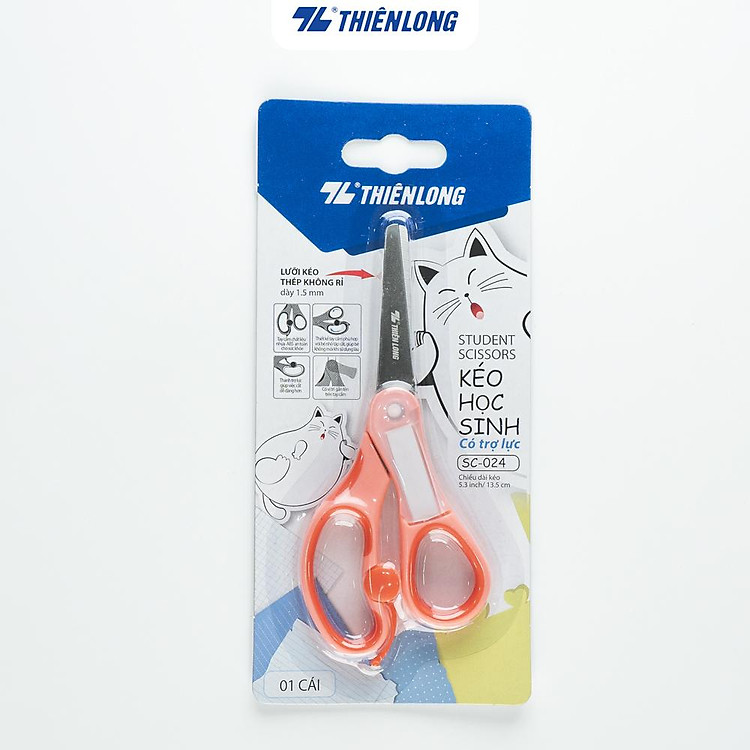 Kéo Học Sinh Trợ Lực Thiên Long SC-024