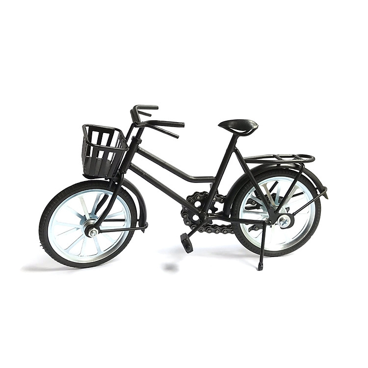 Mô Hình Xe Đạp Sắt - Màu Đen - Size Lớn
