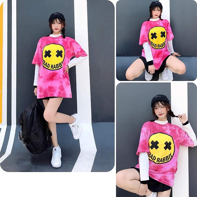 Áo thun nữ, áo nữ from rộng chất cotton thái icon đủ size S M L newtrend A-04