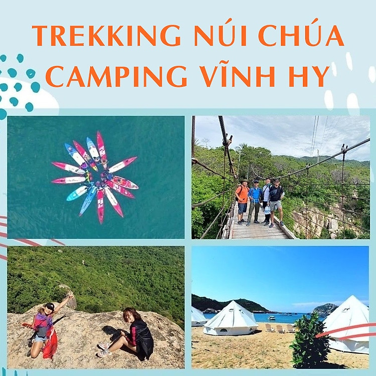 Tour 2N2Đ Sài Gòn - Núi Chúa - Vịnh Vĩnh Hy - Leo Núi Trekking 7Km - Suối Lồ Ồ - Cắm Trại Lalaland Camping Bên Biển, Khởi Hành Tối Thứ 6 Hàng Tuần