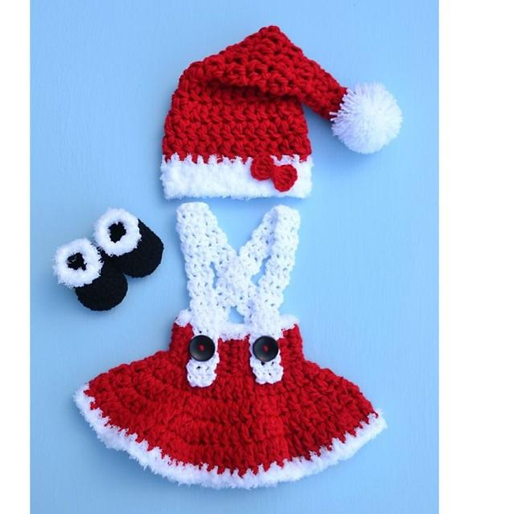Set trang phục Noel cho bé trai và gái/Đạo cụ chụp ảnh