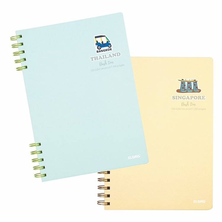 Vở Dash Line lò xo kép B5 (200 trang)