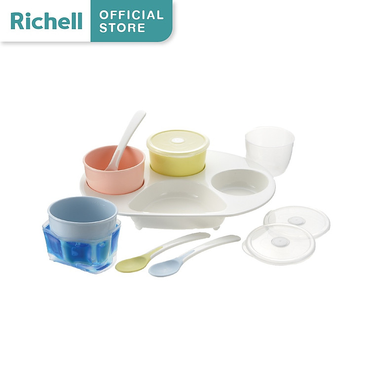 Bộ ăn dặm khởi đầu TLI Richell Chính hãng Tiết kiệm - Hình ảnh 2