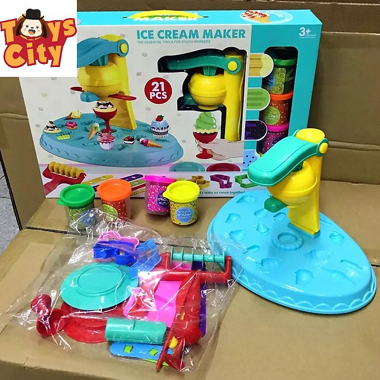 Mua tại Tiki: Đồ chơi làm kem 21 chi tiết BOWA Chính hãng Giá tốt