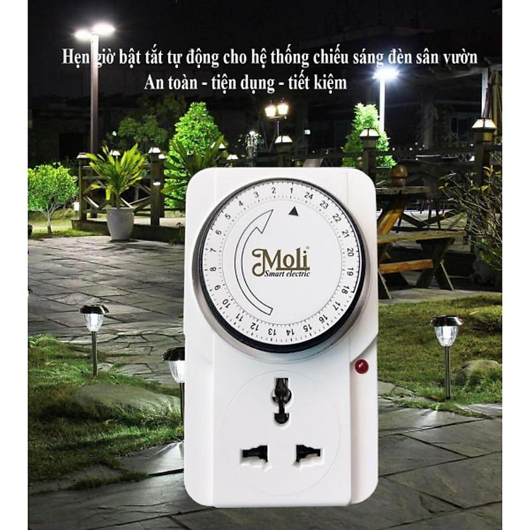 Ổ CẮM HẸN GIỜ CƠ - HÀNG CHÍNH HÃNG