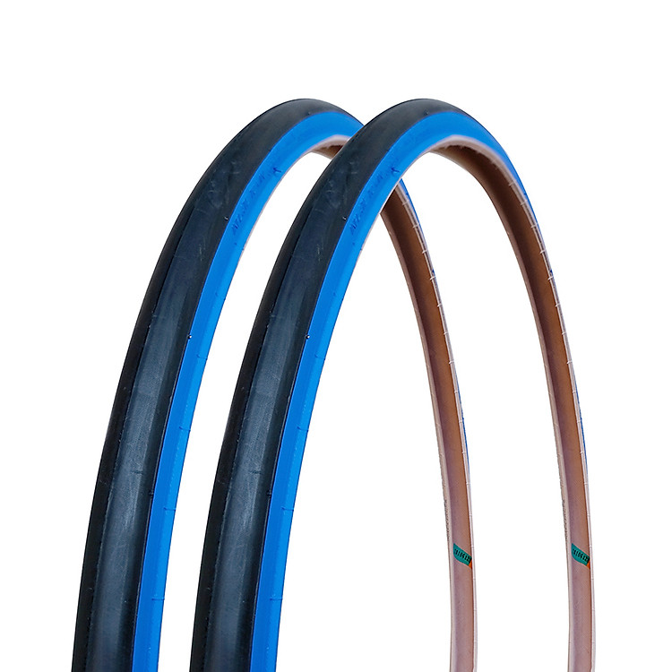Cặp 2 cái vỏ xe đạp 700x23C - SA-205 DELI-TIRE (vỏ trơn, không gai, hông màu)