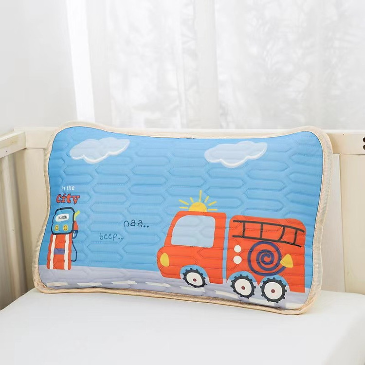 Gối điều hoà cho bé LIDACO chất liệu tencel mềm mát kèm ruột matxa kích thước 30x50cm