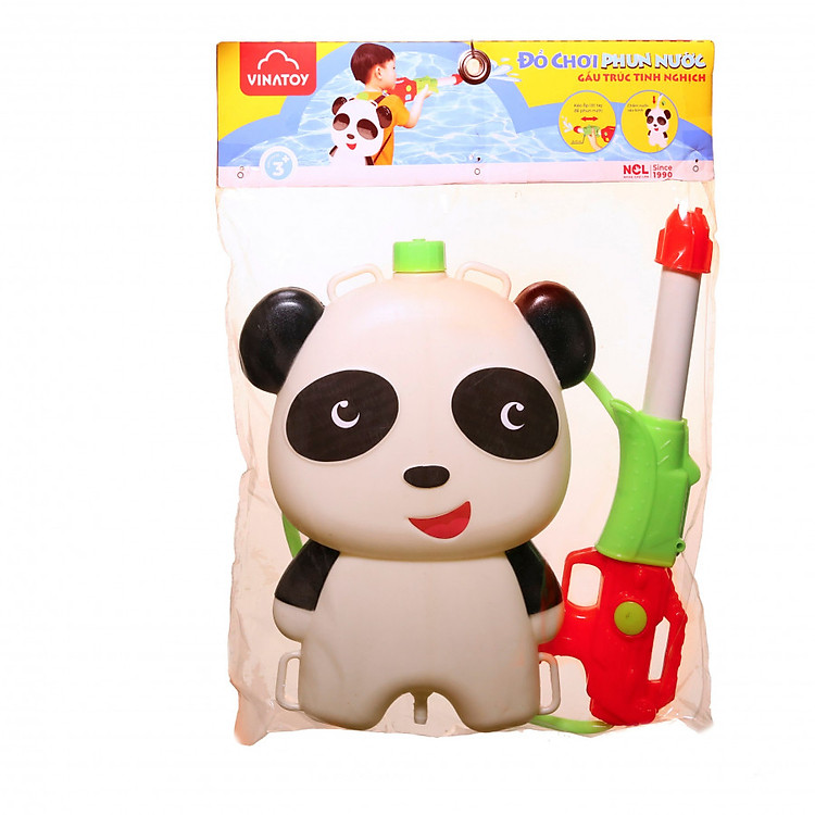 Đồ Chơi Phun Nước Nhựa Chợ Lớn hình Gấu Trúc - M1778-BB89