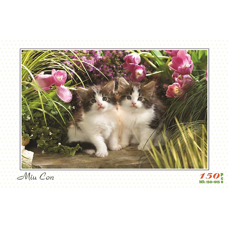 Mua Bộ tranh xếp hình 150 mảnh - Miu Con Chính hãng Giá rẻ - Hình ảnh 2