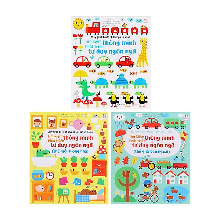 Sách Tìm kiếm thông minh – Phát triển tư duy ngôn ngữ (Bộ 3 cuốn)