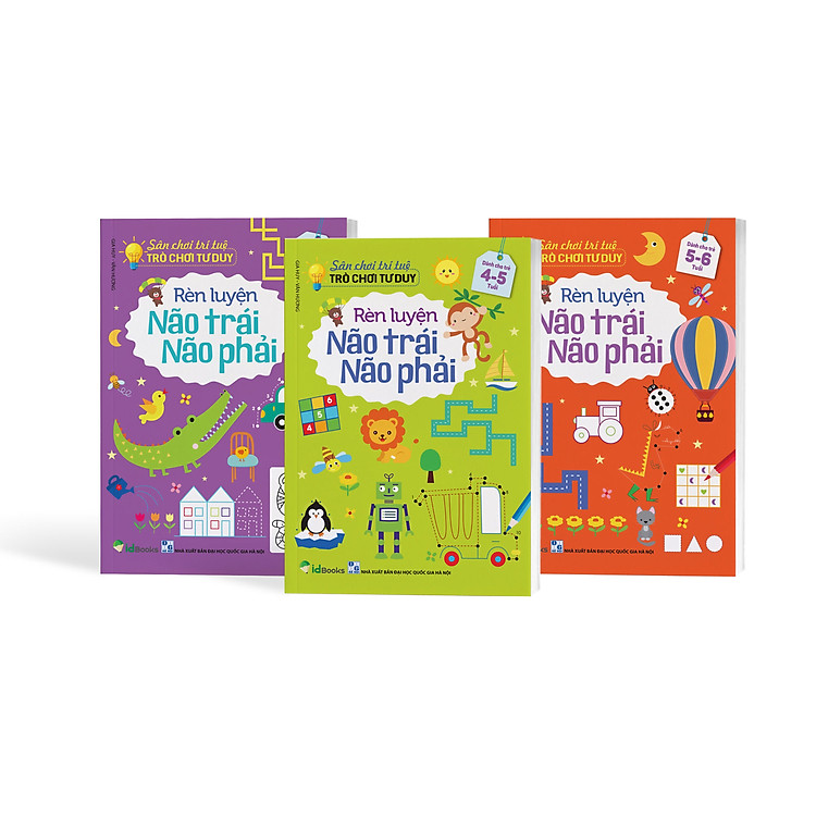 Sân Chơi Trí Tuệ – Trò Chơi Tư Duy Rèn Luyện Não Trái Não Phải Dành Cho Trẻ Từ 3-6 Tuổi