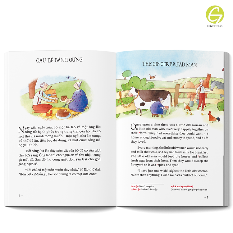 Song Ngữ - 10 Phút Đọc Truyện Trước Giờ Đi Ngủ: Truyện Dân Gian Giúp Bé Gieo Mầm Tính Cách Tốt - Ảnh 2