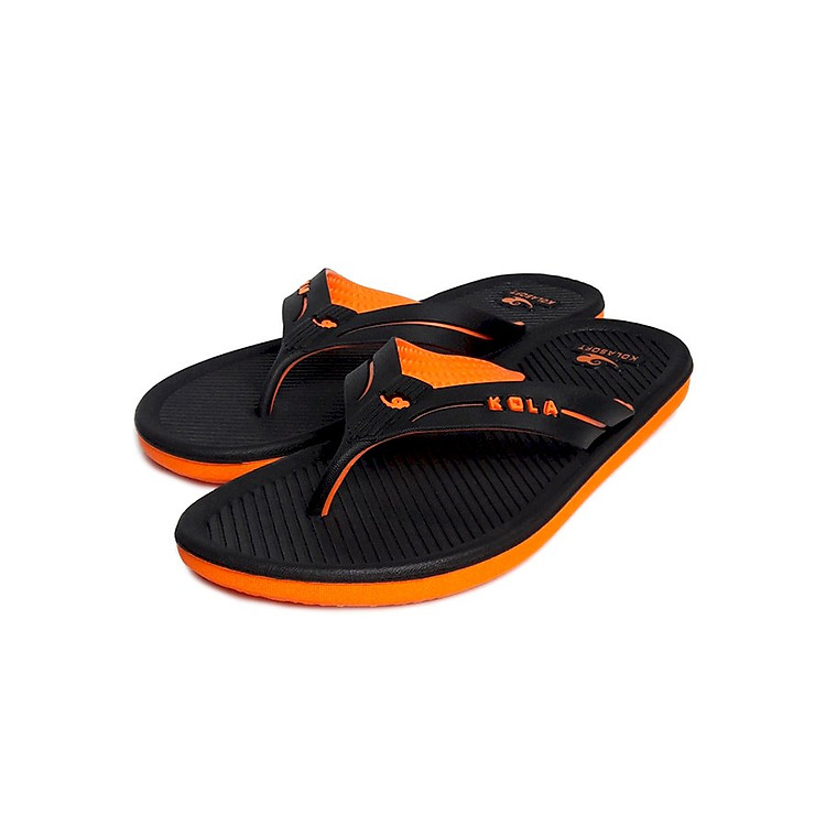 Dép nam xỏ ngón thời trang T188K139 - Đế cam