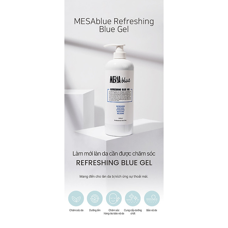 Kem Dưỡng Ẩm Da MESABLUE REFRESING BLUE GEL 1L