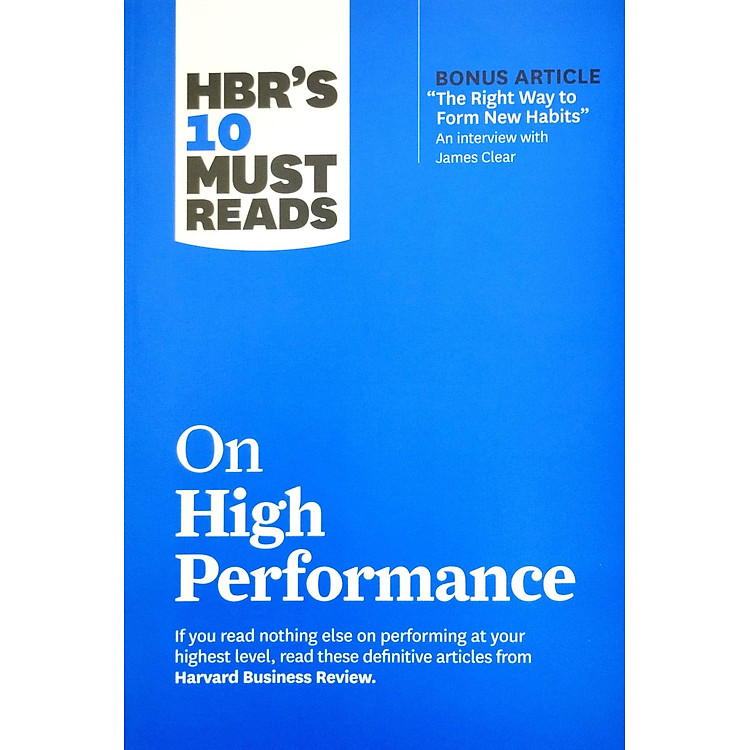 HBR's 10 Must Reads On High Performance - Ảnh 2