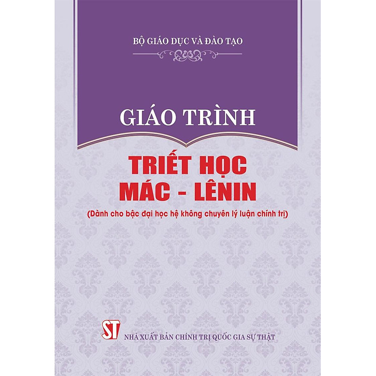 Giáo trình Triết học Mác - Lênin (Dành cho bậc đại học hệ không chuyên lý luận chính trị)