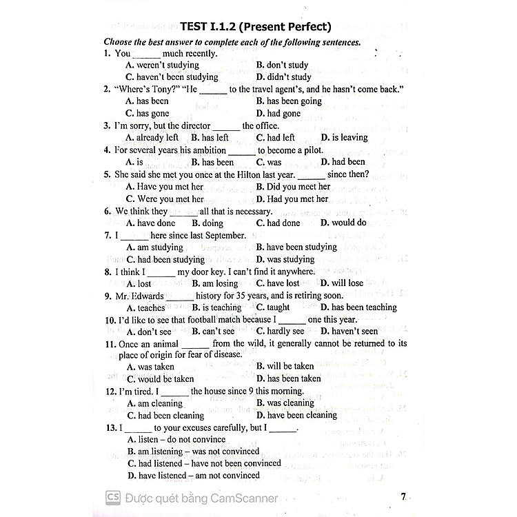 Ngân Hàng Câu Hỏi Trắc Nghiệm Tiếng Anh (HA-mk) - Ảnh 4