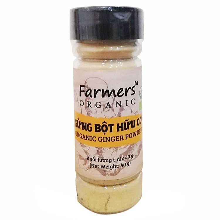 Gừng Bột Hữu Cơ Farmer's 40G