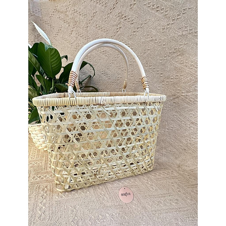 Giỏ Mây Tre Đựng Quà Tết (Size bé) - Ảnh 4