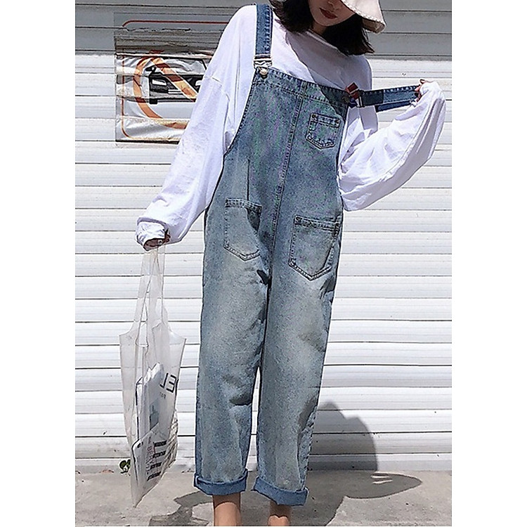 Quần yếm jean dài YD21 C163