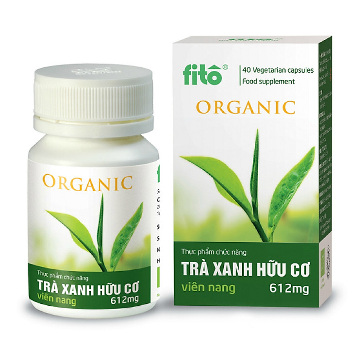 Thực Phẩm Chức Năng Viên Nang Trà Xanh Hữu Cơ Fito (40 viên)