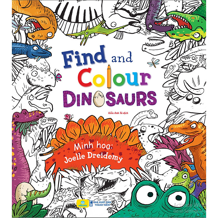 Tô Màu Find and Colour – Dinosaurs