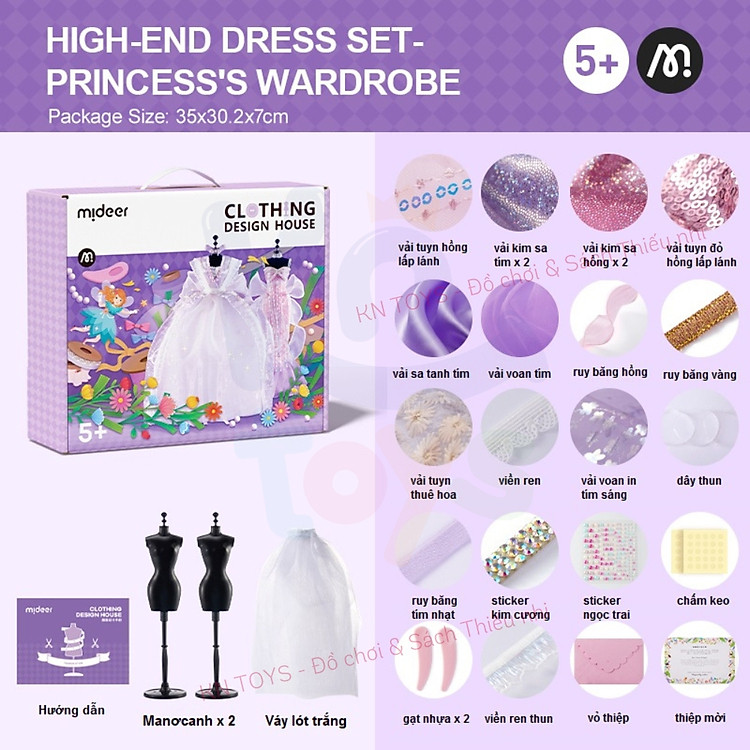 Mua Bộ Đồ Chơi Thiết Kế Thời Trang Mideer Chính hãng Giá tốt - Hình ảnh 4