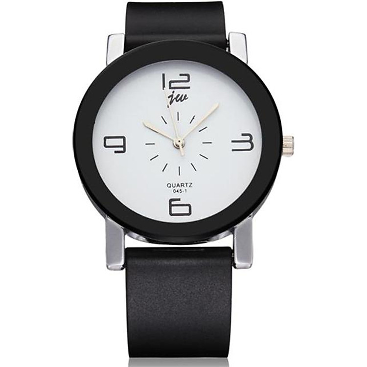 Đồng Hồ JW Cặp Dây Silicon Nam GE002A1 Trắng