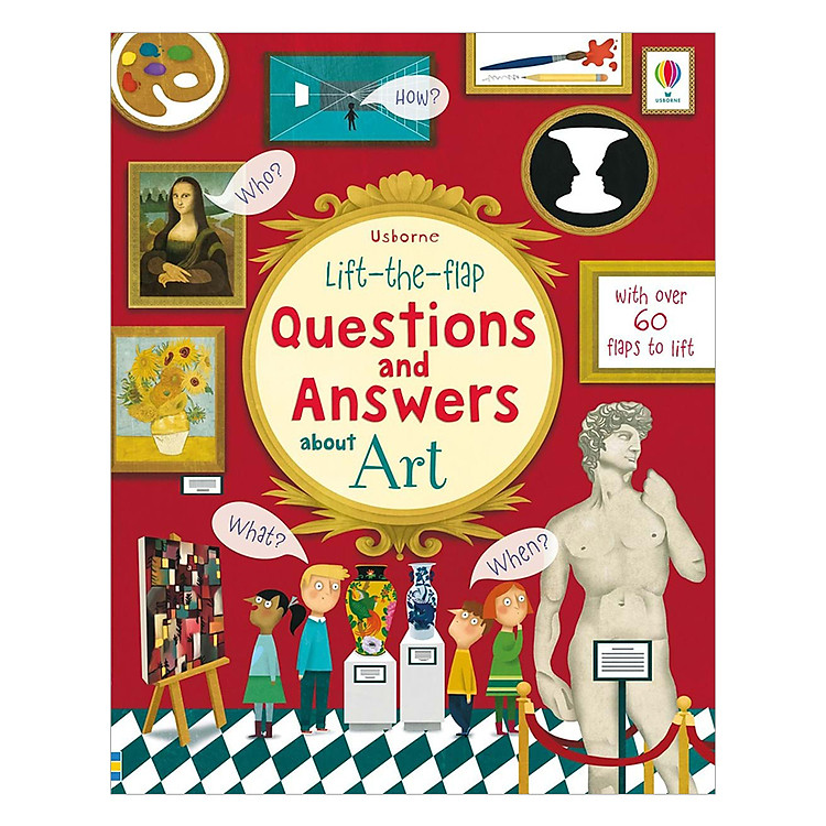 Sách Usborne Lift-the-Flap Questions and Answers about Art