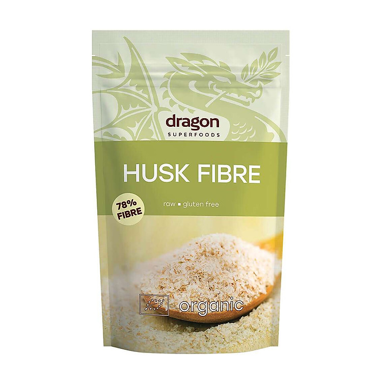 Vỏ hạt mã đề (Psyllium husk) hữu cơ 150gr - Dragon Superfoods