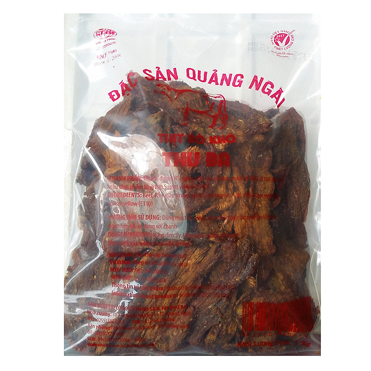 Bò Khô Thu Ba (1Kg)