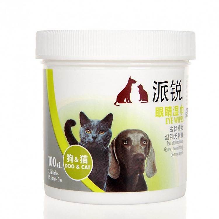 Khăn lau mắt chó mèo Eye Wipes (100 Miếng)