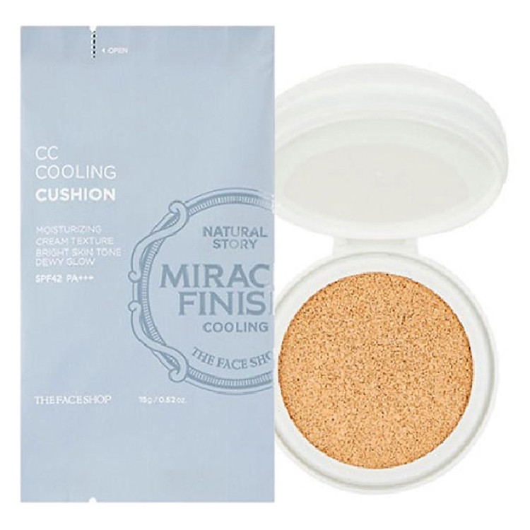 Lõi Phấn The Face Shop CC Cooling Cushion SPF42 PA+++ Refill (15g)