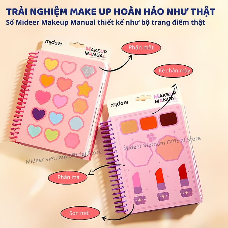 Mua Mideer Sách trang điểm cho trẻ 3-7 tuổi Chính hãng Giá tốt - Hình ảnh 4
