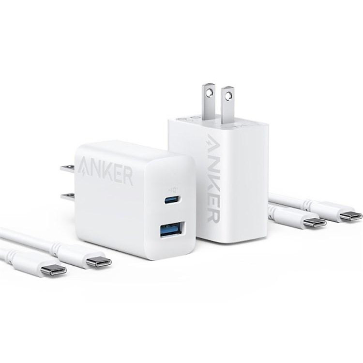 Củ sạc Anker 312 1C1A 20W (with USB-C Cable) B2348 - Hàng Chính Hãng