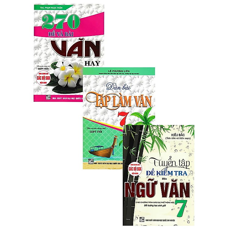Đề Và Dàn Bài Tập Làm Văn Lớp 7 (Bộ 3 Cuốn)