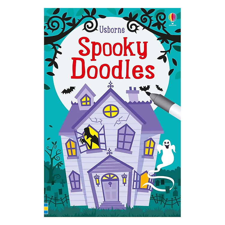 Tiếng Anh – Usborne Over 100 Spooky Doodles