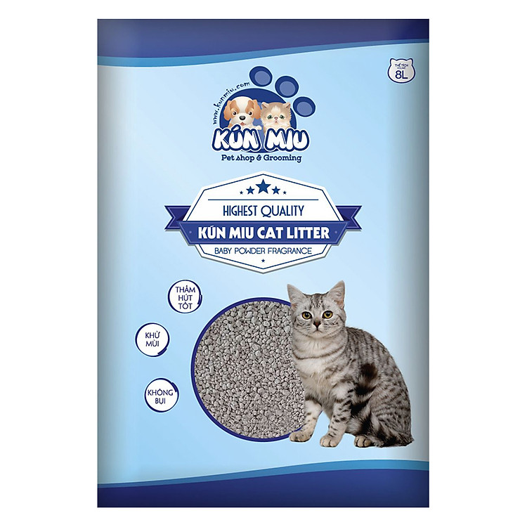 Cát Vệ Sinh Kún Miu Hương Phấn (8L)